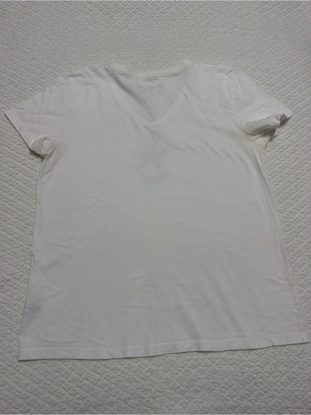 Life is Good Pencily Starfish Short Sleeve White V-Neck Women’s Size Large - Picture 6 of 7